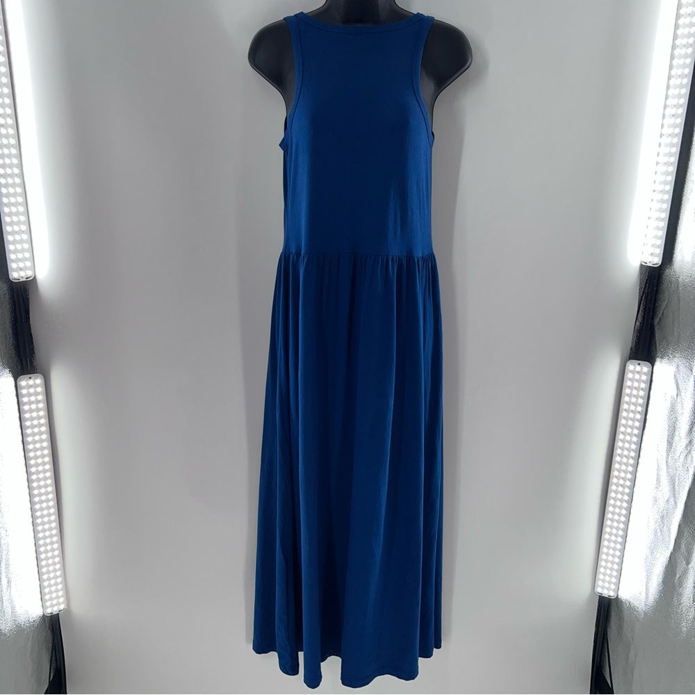 J. Crew Royal Blue Sleeveless Maxi Dress
